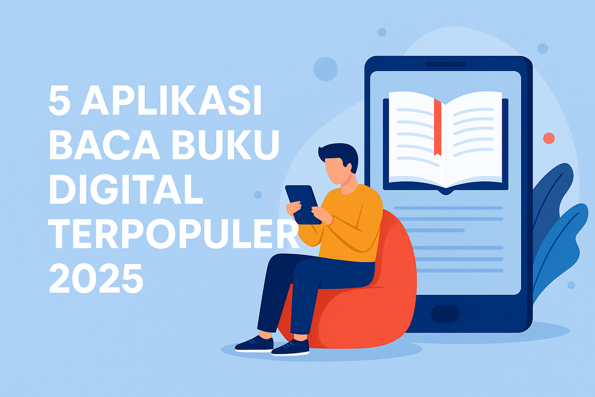 5 Aplikasi Baca Buku Digital Terpopuler 2025 yang Wajib Kamu Coba