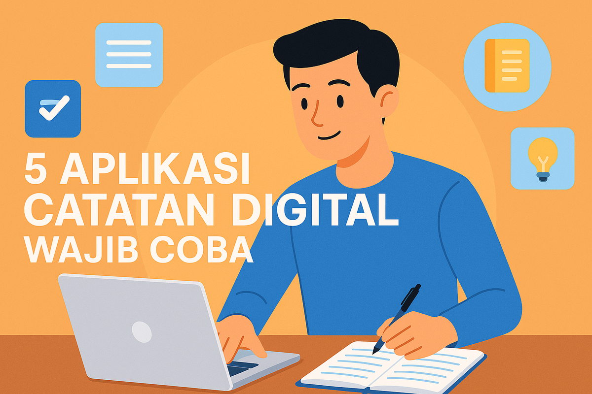 5 Aplikasi Catatan Digital Wajib Coba