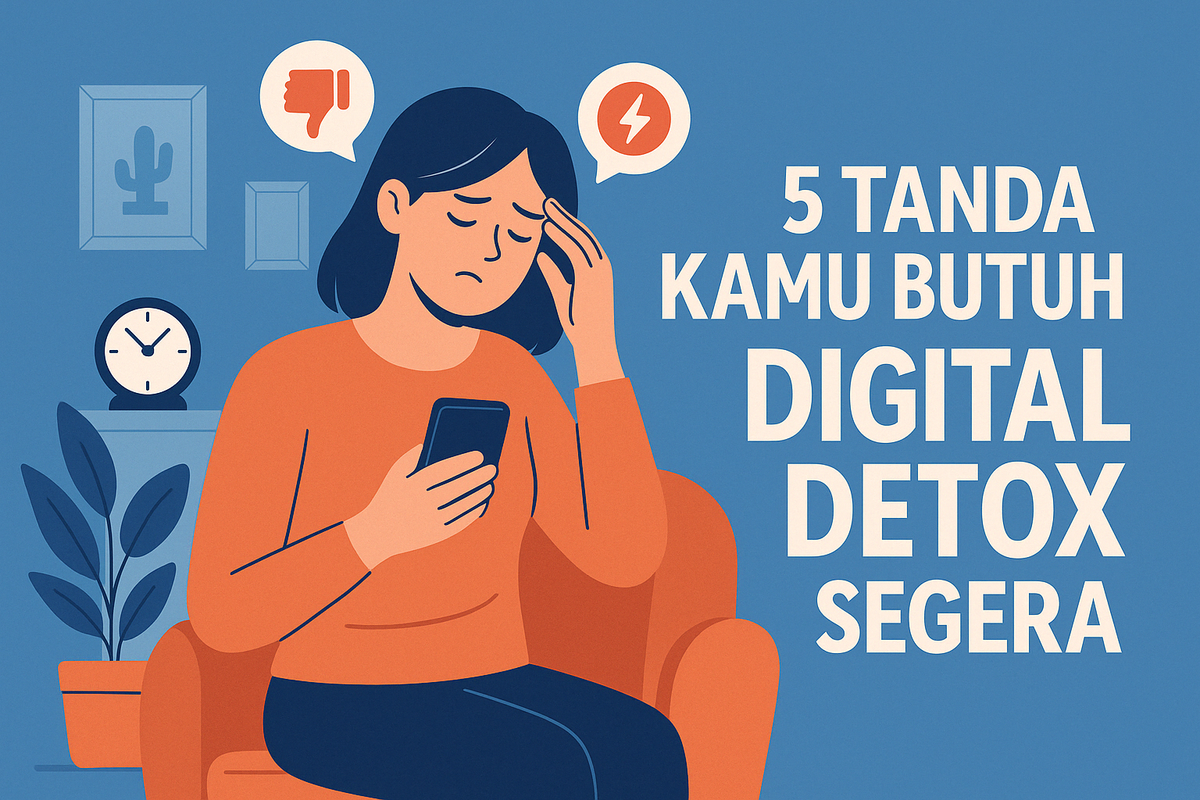 5 Tanda Kamu Butuh Digital Detox Segera
