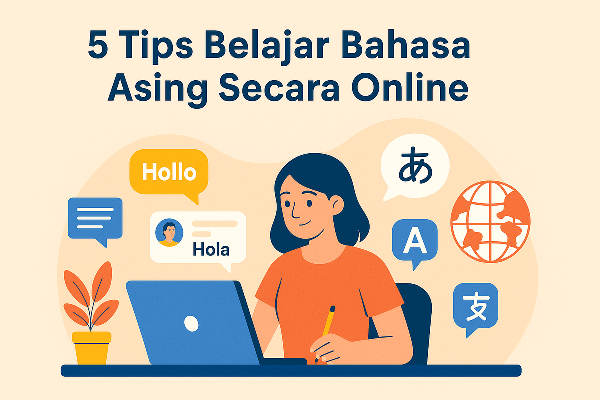 5 Tips Belajar Bahasa Asing Secara Online