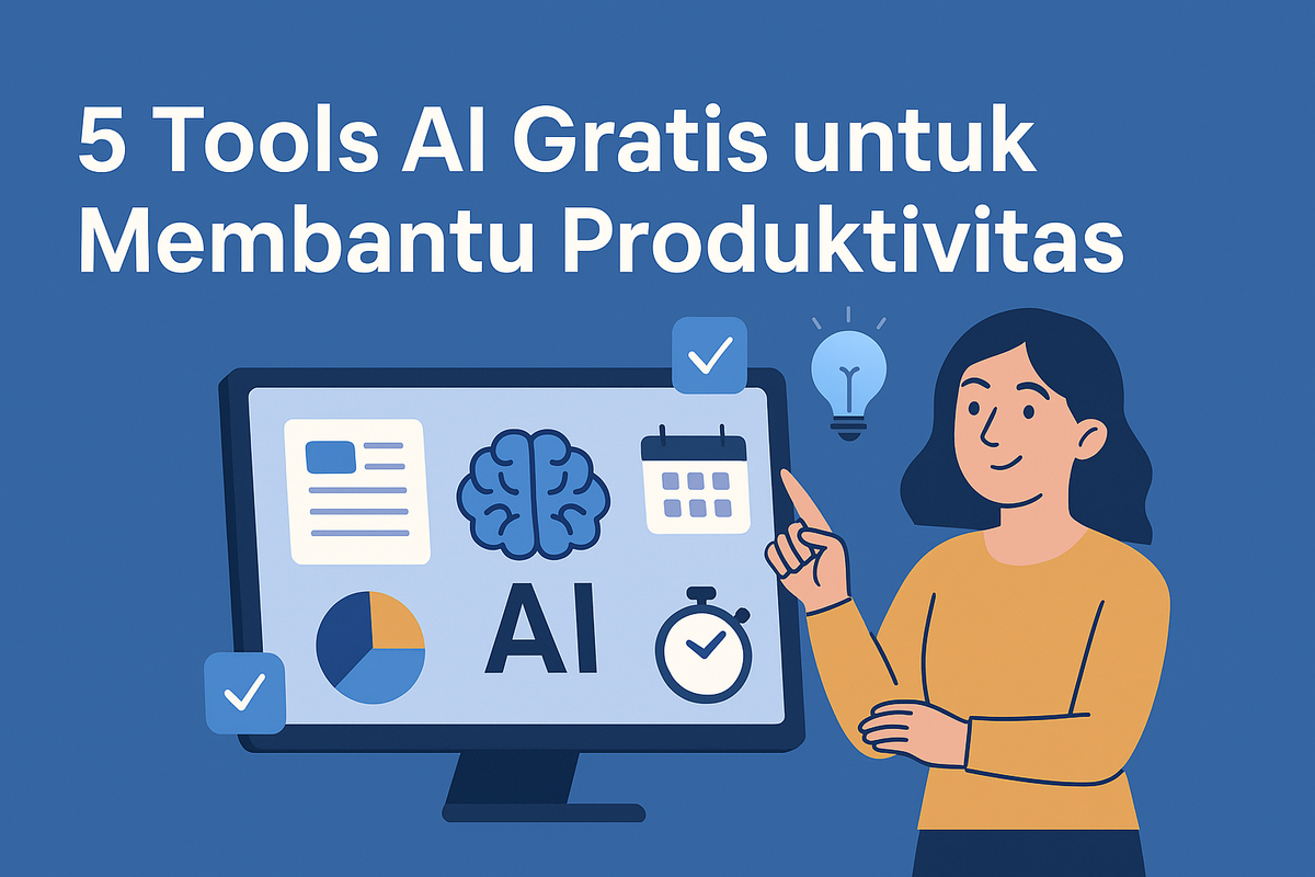 5 Tools AI Gratis untuk Membantu Produktivitas Harianmu