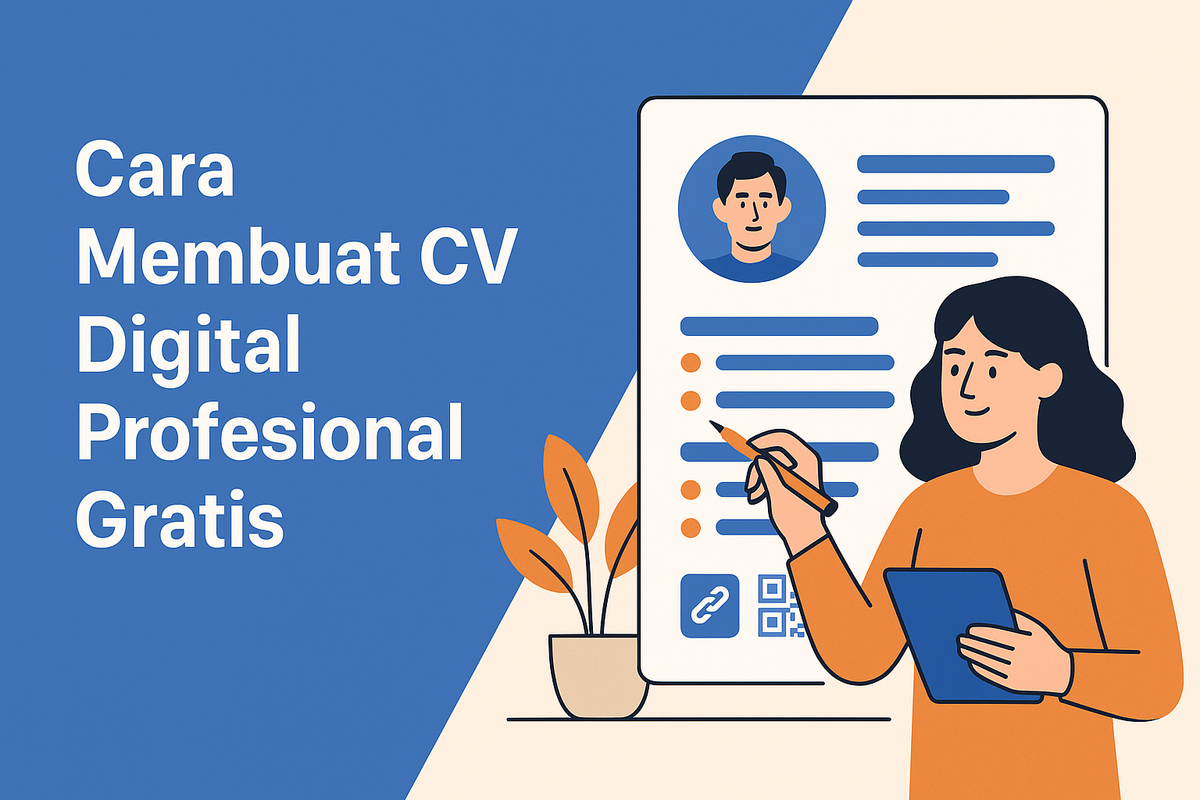 Cara Membuat CV Digital Profesional Gratis