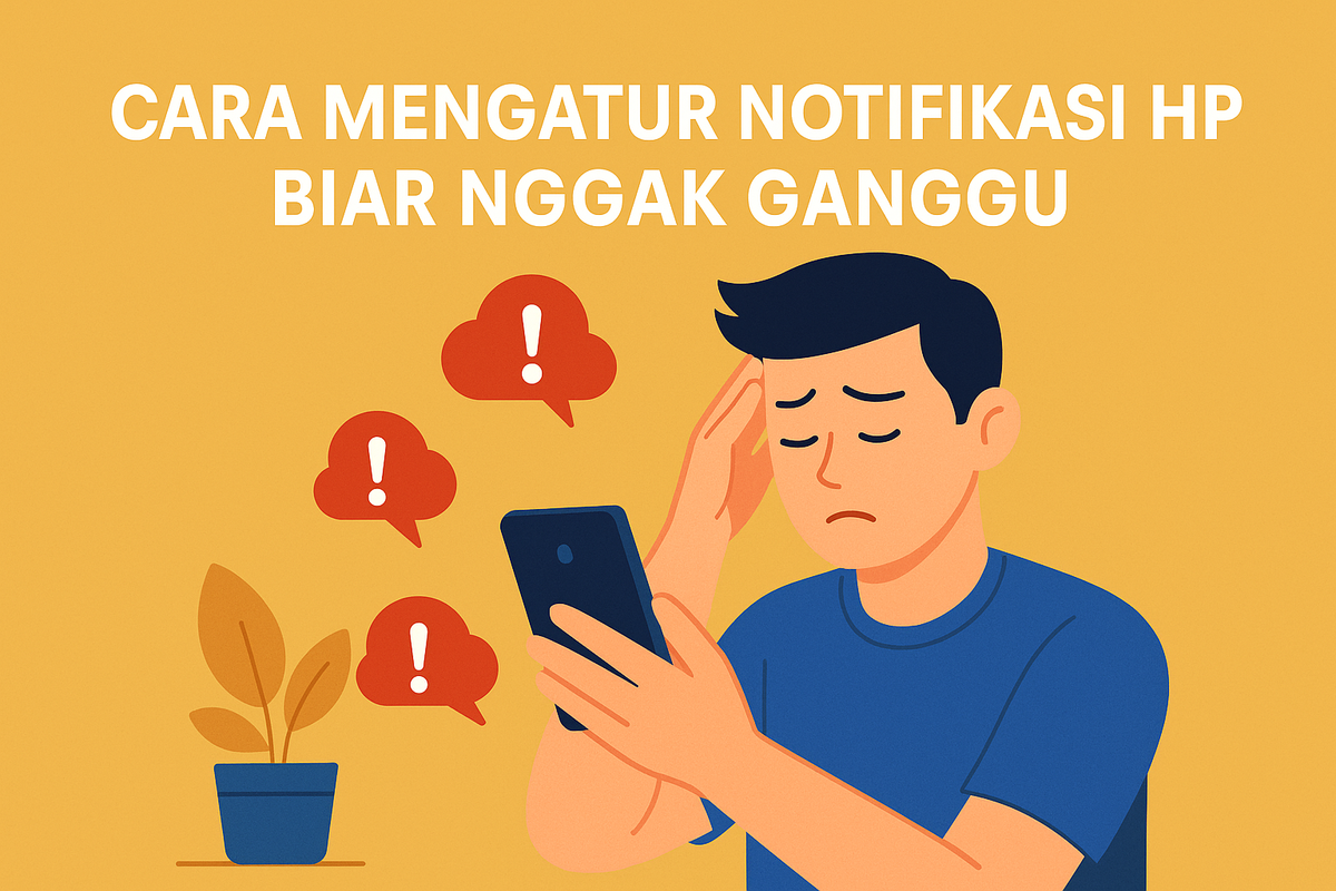 Cara Mengatur Notifikasi HP Biar Nggak Ganggu Produktivitas