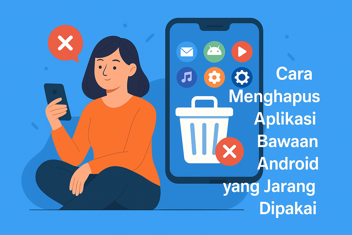 Cara Menghapus Aplikasi Bawaan Android yang Jarang Dipakai